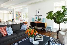 Charcoal Gray Sofa In Living Room Transitional With Dark Gray Couch Chicago Grey Couch Living Room Grey Sofa Decor Living Room Grey