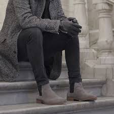 For a comfortable design that doesn't compromise on style, scroll leather chelsea boots to complement your both casual and smarter looks. Best Of Men Style On Instagram Lovely Grey Suede Chelsea Boots Available At Www Moqit Grey Suede Chelsea Boots Grey Chelsea Boots Men Chelsea Boots Outfit