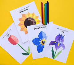 This tutorial is perfect because it has a lot of flower and although this is for kid's lesson everyone will enjoy drawing this type of flowers especially when they a step by step guide at disposal. Flower Symmetry Draw The Missing Half Art Prompts Adventure In A Box