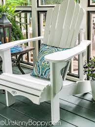 White Lifetime Adirondackchair From Costco Porchdecor Springporch Springtime Porchdecoratingideas Swi Back Porch Makeover House With Porch Porch Makeover