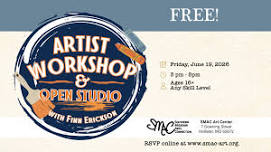Artist Workshop & Open Studio with Finn Erickson