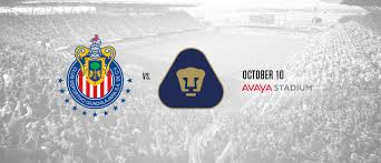 19:00 horas pt, 22:00 horas et. News Avaya Stadium To Host Chivas Vs Pumas On October 10 San Jose Earthquakes