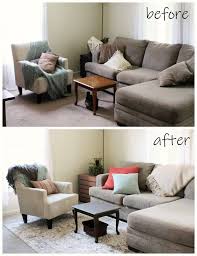 Clever Decorating With Area Rugs Before And After Home Decor Area Rugs Diy Living Room Diy