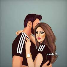 مرتبطين لو سنكل fashionyista صور كارتونية للحلوات منشن لصديقاتك تشوفهن معك خلفي cute couple drawings cute couple art love cartoon couple