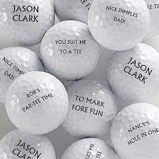 Shop funny golf definiton notebooks created by independent artists from around the globe. Personalized Golf Balls One Dozen Different Messages Personal Creations