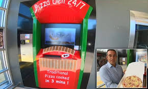 Australia Launches Its First Pizza Vending Machine Wood Fired Margherita In Just Three Minutes Daily Mail Online Vending machines comes in many varieties and every machine has its own specifica.