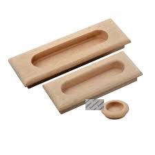 In addition, there is a finger pull handle available in stainless steel. 10pcs Lot Unpainted Solid Wood Recessed Flush Finger Pull Square Round Knob For Cabinet Cupboard Closet Knobs For Cabinets Recessed Handlepull Knob Aliexpress