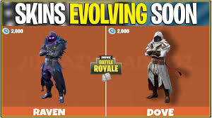 Complete list of all fortnite skins live update 【 chapter 2 season 5 patch 15.10 】 hot, exclusive & free skins on ④nite.site. New Fortnite Custom Evolving Skins Coming Soon Og Skins Will Evolve Youtube
