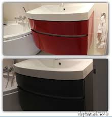 Repeindre Un Meuble De Salle De Bain Laque Stephanie Bricole Repeindre Meuble Salle De Bain Repeindre Meuble Repeindre Meuble Laque