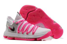 The nike kd vi increased to $130 at the base level and the kd7 went up to $150. Nike Kevin Durant Authentic Nike Zoom Kd10 White Pink 897816 200 Basketball Shoe Pink Basketball Shoes Nike Outlet Kd Shoes