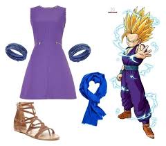 Dragon Ball Z Gohan Girly Clothes Girly Outfits Casual Cosplay Clothes Design