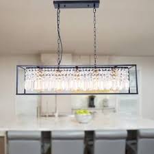 Allen 8 Light Kitchen Island Rectangle Pendant In 2020 Kitchen Island Lighting Modern Kitchen Island Lighting Pendant Light Fixtures