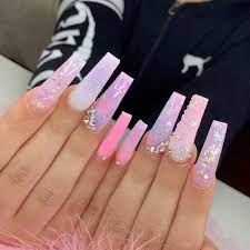 Nailzbysydney On Instagram Dmv Md Maryland Dmvnails Dmvnailtech Mdnails Mdnailtech Coffin Nails Long Long Acrylic Nails Coffin Pink Acrylic Nails