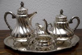 How To Clean Silver In 2020 Silver Tea Set Silver Plated Tea Set Silver Tea
