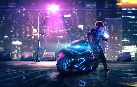 .moto, fantasy, tiger, bike, smoke, violet, neon, black, side, chopper, el tony cars, animal, hd wallpapers, tony kokhan, photoshop, moto, motorcycle, the bike, fantasy, fantasy, fantasy. Wallpaper Night Neon Style Motorcycle Fantasy Art Art Style Fiction Neon Illustration Sci Fi Biker Motorcycle Science Fiction Biker Images For Desktop Section Fantastika Download