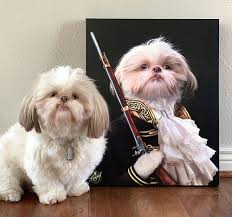 Artwork will be ready for review the next day. Artists Turn Pampered Pets Into Renaissance Pawtraits