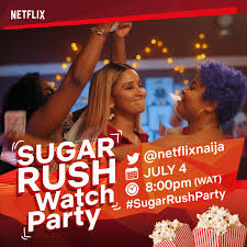 The cooking competition show follows the success of 'nailed it' and 'queer eye.' according to the show's trailer and netflix's press site, sugar rush will feature four teams of bakers making cupcakes, confections, and cakes while racing against the clock. Netflix Naija On Twitter Sugar Rush Fans Get In Here We Re Hosting A Twitter Watch Party Tonight At 8pm Wat For Your Fav Movie Join Us For The Fun And Laughs