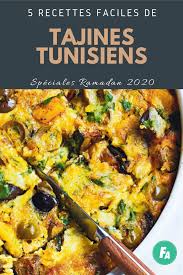 5 Recettes De Tajines Tunisiens Pour Le Ramadan 2020 Tajine Recette Tajine Poulet Recettes De Cuisine