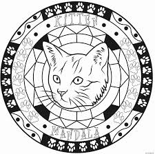 0051 0005 dessin mandala loup bhediya the wolf. Coloriage Adulte Mandala Elegant Chat Kitten Dessin Mandala Animaux A Imprimer
