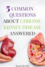 Commonly Asked Questions About Chronic Kidney Disease Renal Diet Menu Headquarters In 2020 Chronic Kidney Disease Kidney Disease Kidney Disease Symptoms