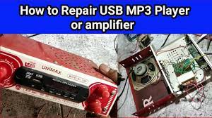How To Repair Usb Mp3 Player | Audio Amplifier Repairing | - Youtube