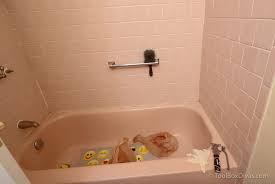 Removing pieces of the fiberglass tub surround. Yes You Can Paint Your Bathtub And Tile Here S How Toolbox Divas