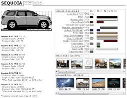Toyota Sequoia Touchup Paint Codes Image Galleries