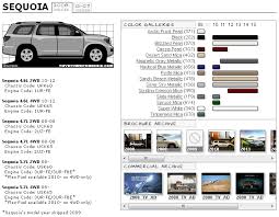 toyota sequoia touchup paint codes image galleries