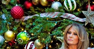 Lady bird decorated the white house christmas tree in the blue room with a colorful mix of ornaments and popcorn strands, as was popular in the late 60s. Melania Trump Audio Tapes First Lady Takes Aim At Critics Migrant Children The New York Times