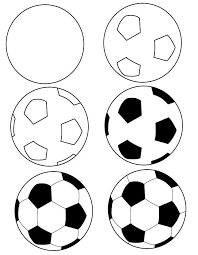 Um diese form ohne probleme auf ein nun haben sie einen fußball gezeichnet. Drawing Soccer Ball Soccerdiy Geburtstagskarte Basteln Kinder Geburtstagskarten Selber Basteln Fussballkarten