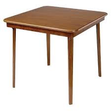 Straight Edge Folding Card Table Fruitwood Stakmore Folding Table Wood Folding Table Table Cards