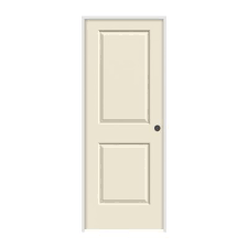 Jeld Wen 32 In X 80 In Cambridge Primed Left Hand Smooth Solid Core Molded Composite Mdf Single Prehung Interior Door Thdjw136700063 Prehung Interior Doors Prehung Doors Interior Barn Door Hardware