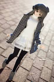 1月1日 かわいい漫画の女の子 ファッションドール 人形 可愛い