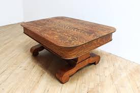 Antique Quarter Sawn Oak Coffee Table American Empire Tiger Oak White By 330modernantique From 330 Modern Of Oakland Ca Attic Oak Coffee Table Coffee Table Solid Oak Coffee Table