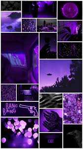Dark Purple Aesthetic Wallpaper Collage dark purple aesthetic wallpaper collage