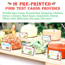 A good looking centerpiece idea shown below is of a black accented tablescape for which the host has placed a beautiful floral cover wrapped tray featuring a personal photo frame of the grad student along with. Mexican Fiesta Party Decorations Taco Bar Banner Sign Tent Garland For Cinco De Mayo Fiesta Mexican Theme Party Bachelorette Bridal Shower Wedding Birthday Taco Party Supplies Taco Bar Decoration Kit Party Supplies