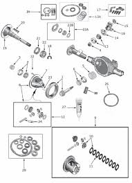 Wrangler Yj Dana 35 Rear Axle Parts 1987 95 Jeep Jeep Bumpers Jeep Yj