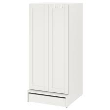 smastad uppfora wardrobe white white with frame ikea in 2021 plastic shelves ikea honeycomb paper