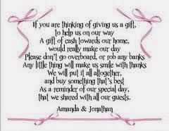 Wedding gift card message friend. Funny Wedding Card Messages