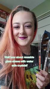 Glass with Crystal Straw Carrefour Store