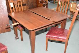 Diy square dining table with leaf, instruct the development supplies firm to chop the plywood sheet in half, leaving two items of wooden measuring four by four ft and are. Antique Quarter Cut Oak Mission Style 41 Square Dining Table With 17 Insert Leaf Marked Extension