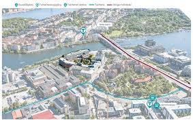 Liljeholmen map — satellite images of liljeholmen. Liljeholmen Utvecklas Starkt Koppling Till Soder Atrium Ljungberg