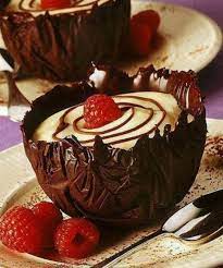 Chocolate Bowls Dessert Instyle Fashion One Chocolate Bowls Desserts Fancy Desserts