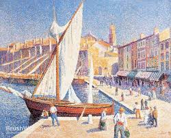 The Port Of Saint Tropez Maximilien Luce Maximilien Saint Tropez