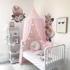 Featuring a soft, breathable voile material whether you choose to use this decorative piece in a kids' bedroom, master or other area of your. White Pink Princess Round Lace Dome Mosquito Net Bar Canopy Bed Curtain Klamboe Canopies Netting Home Garden