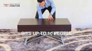 Largenta Expanding Coffee To Dining Table Youtube Table Coffee Table Resource Furniture