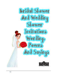 Sample bridal shower invitations wording. Bridal Shower And Wedding Shower Invitations Wording Poems And Sayin