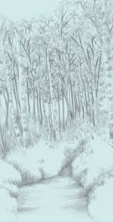 This tree would be perfectly fine if you were drawing come kind of peaceful winter or late fall scene. How To Draw A Woodland Extract From Drawing Is Easy By Susie Hodge How To Paint A Landscape