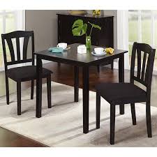 Metropolitan 3 Piece Dining Set Multiple Finishes Walmart Com Kitchen Table Settings Dining Room Sets Small Kitchen Table Sets