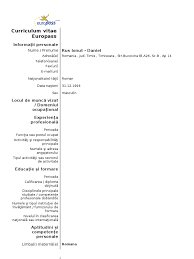 More images for model cv europass in limba romana » cv european download free romana from image.isu.pub this document was uploaded by user and they confirmed that they have the permission to share it. Model Cv Antreprenoriale